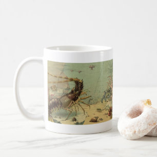 Caneca De Café Camarão, Vida Marinha Subaquática, Animais Marinho
