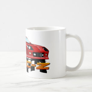 Caneca De Café CAMARO_IROC_Z_red