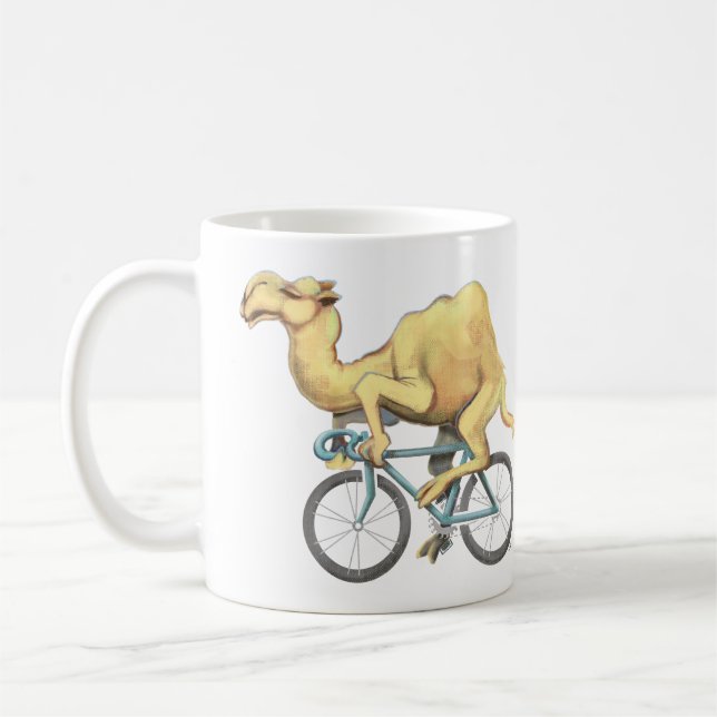 Caneca De Café Camel Andando uma Bicicleta (Esquerda)