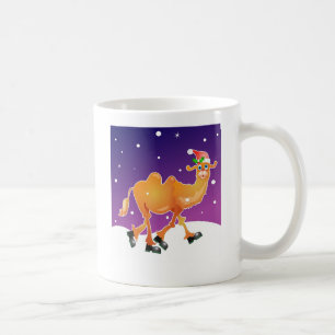 Caneca De Café Camelo festivo