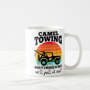 Caneca De Café Camelo retrô rebocando Citações sarcásticas Vida s