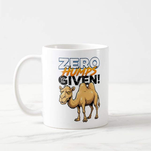 Caneca De Café Camelo Sarcástico Sem Corcundas (Esquerda)