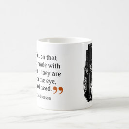 Caneca De Café Câmera de 1 lente dupla de Fotógrafo