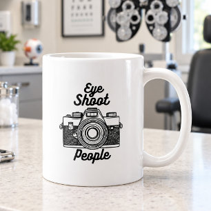 Caneca De Café Câmera de Fotógrafo Oftálmico Eye Shoot People
