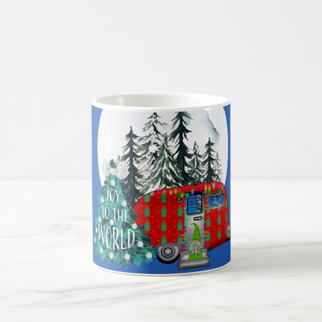 Caneca De Café Câmera de Natal Mágico (Centro)