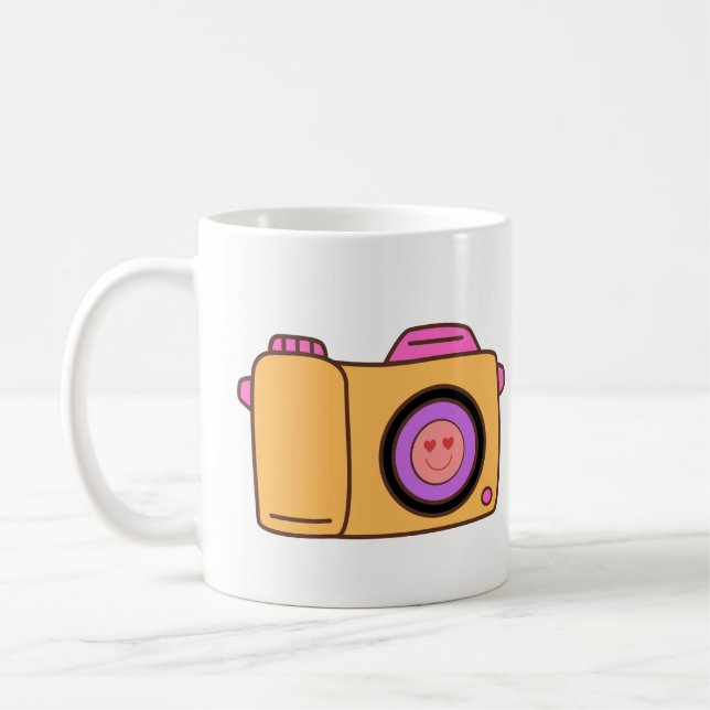 Caneca De Café Câmera impressa em mug (Esquerda)
