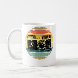 Caneca De Café Câmera Retro Vintage Presente de Fotógrafo Fotogra