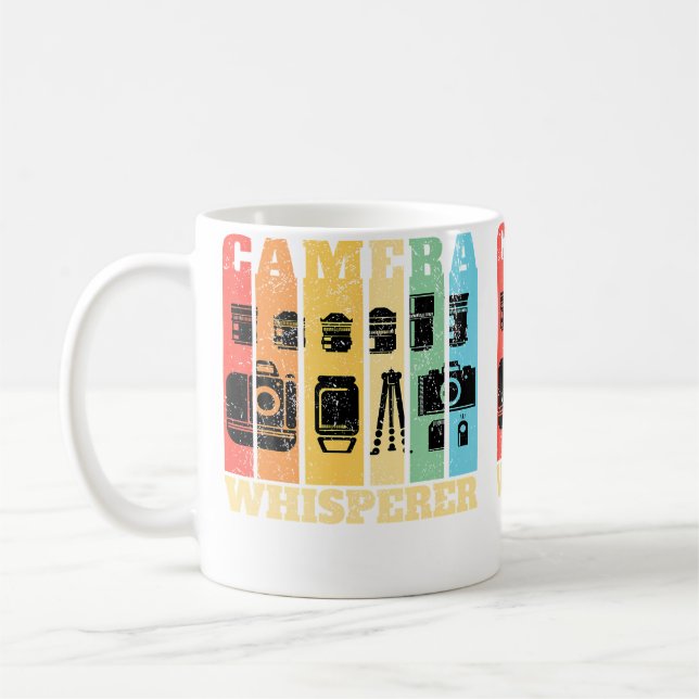 Caneca De Café Camera Whisperer Photographer Photography (Esquerda)