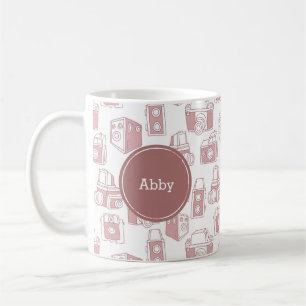 Caneca De Café Câmeras Vintage Personalizadas