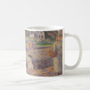 Caneca De Café Camille Pissarro   a colheita da batata