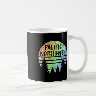 Caneca De Café Caminhada com Design Desgastado pelo Clima Arco-ír