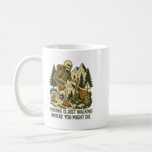 Caneca De Café Caminhada Engraçada, Presente do Dia dos Pais ao A