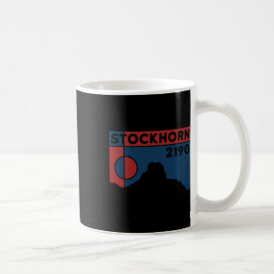 Caneca De Café Caminhada Monte Stockhorn Ciclismo de Montanha Thu