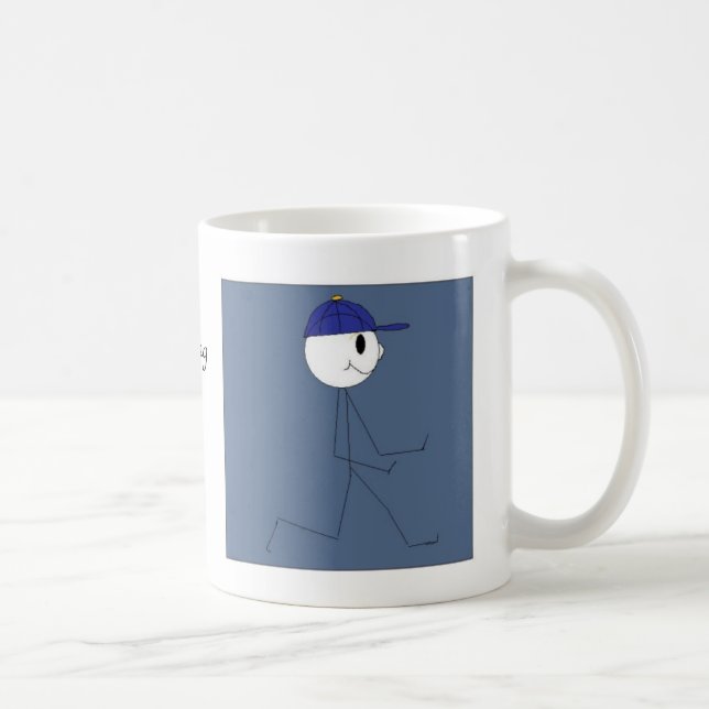 Caneca De Café Caminhada Para Fitness (Direita)
