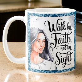 Caneca De Café Caminhada Personalizada Por Mulheres Cristãs Faith