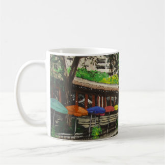 Caneca De Café Caminhada San Antonio do rio, pintura de TX