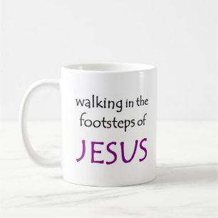 Caneca De Café caminhando com jesus