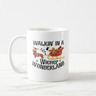 Caneca De Café Caminhando Em Uma Maravilha Do Wiener