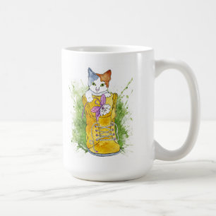 Caneca De Café Caminhando o gatinho