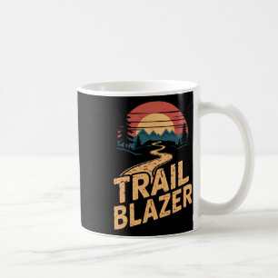 Caneca De Café Caminhante de Montanha Vintage Pioneiro de Trilha