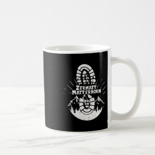 Caneca De Café Caminhante Zermatt-problemhorn Suíça Caminhada Fér