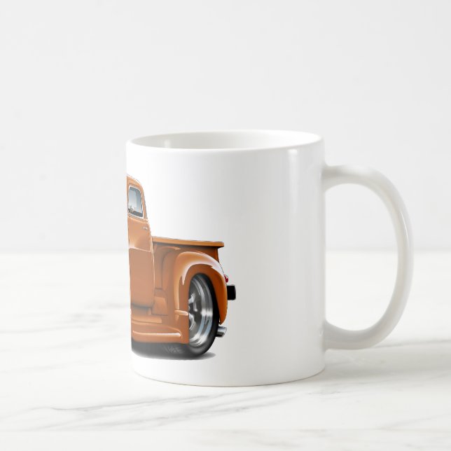 Caneca De Café Caminhão 1950-52 da laranja de Chevy (Direita)