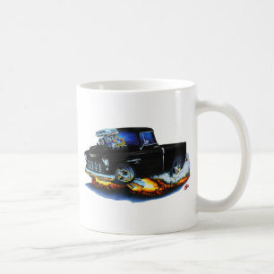 Caneca De Café Caminhão 1955 do preto do recolhimento de Chevy