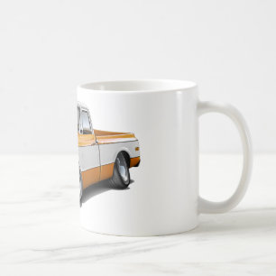Caneca De Café Caminhão 1970-72 Alaranjado-Branco de Chevy C10