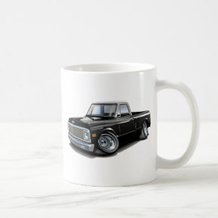 Caneca De Café Caminhão 1970-72 superior Preto-Branco de Chevy