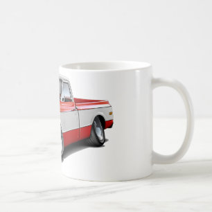 Caneca De Café Caminhão 1970-72 Vermelho-Branco de Chevy C10