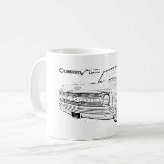 Caneca De Café Caminhão de coleta clássico Chevy C10