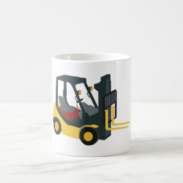 Caneca De Café Caminhão de empilhadeira