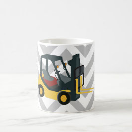 Caneca De Café Caminhão de empilhadeira
