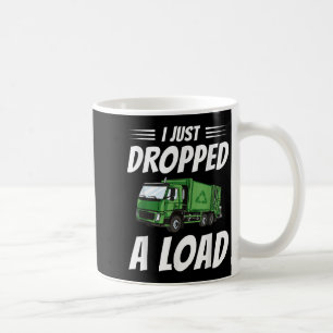 Caneca De Café Caminhão de lixo engraçado Figurino Lixo Sarcástic