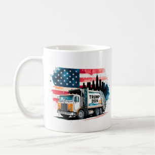 Caneca De Café Caminhão De Lixo Para Trump