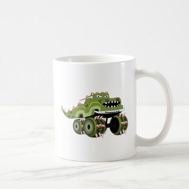 Caneca De Café Caminhão de Monstersaurus (Direita)