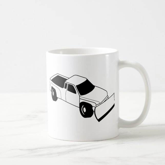 Caneca De Café caminhão de neve (Direita)
