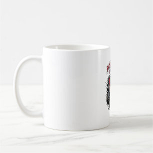 Caneca De Café Caminhão Monstro Patriótico 1776 Crânio Off Road P