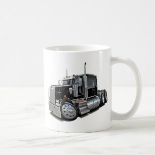 Caneca De Café Caminhão preto de Kenworth w900