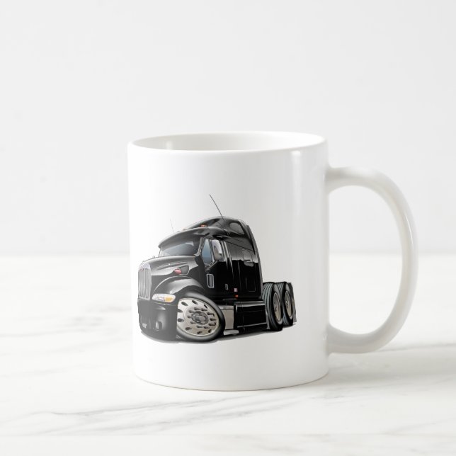 Caneca De Café Caminhão preto de Peterbilt (Direita)