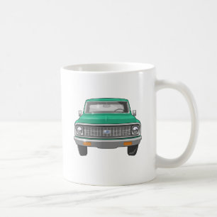 Caneca De Café Caminhão verde de 1974 Chevy