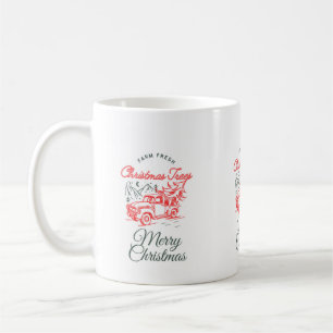 Caneca De Café Caminhão Vermelho Natal de Sommer Hamilton Coffee 