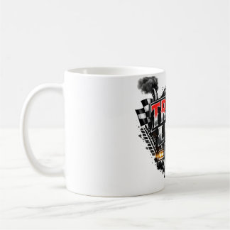Caneca De Café Caminhão Vida Grunge Envelhecido Caminhoneiro Chro