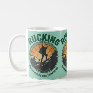 Caneca De Café Caminhar com Peso Porque Caminhar Não Era Difícil