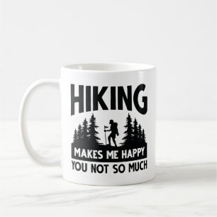 Caneca De Café Caminhar Me Faz Feliz Não Tanto