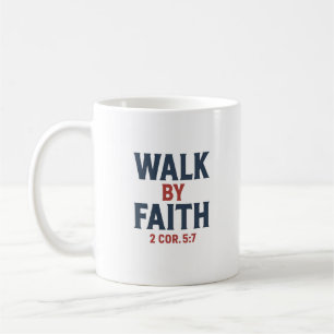 Caneca de Café 'Caminhar pela Fé'