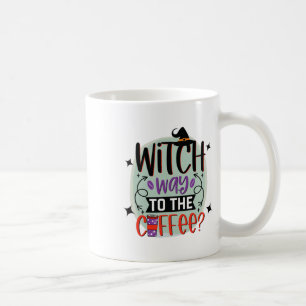 Caneca De Café Caminho Da Bruxa Do Dia de as Bruxas engraçado Do