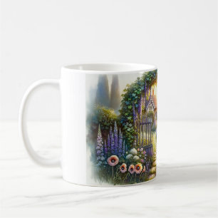 Caneca De Café Caminho do Jardim Encantado de Cottagecore