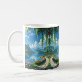 Caneca De Café "Caminho do Jardim Tranquilo - Sips Serenes Comece