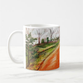 Caneca De Café Caminho no Jardim Botânico de Chicago